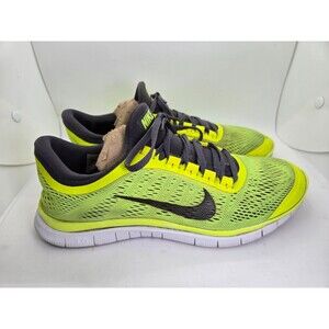 Nike Free 3.0 v5 Shoes Men's 11 Volt Yellow Running Athletic Workout Sneakers